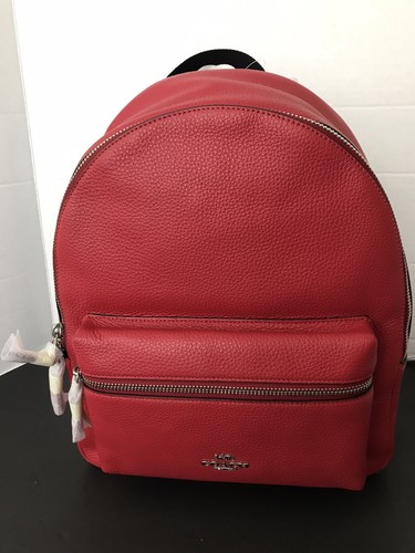 Coach Charlie Leather Medium Backpack 