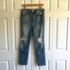 Madewell The Perfect Vintage Denman Wash Blue High-Rise Jeans Women's Size 27