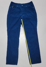 Vtg Women's Guess Blue Corduroy Pants Size 31 Made In USA Funky Hip Retro