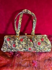 Embroidered Elegant Handbag - Pre-loved
