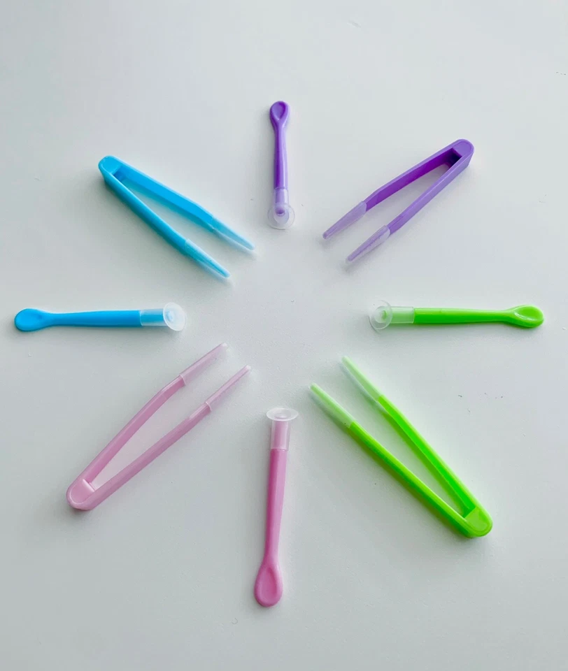 Pinzas para lentes de contacto insertador en V aplicador estuche de viaje ayudante para blando y duro Foto 3 de 4