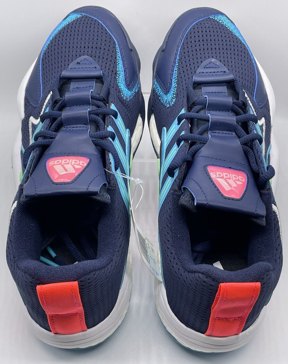Adidas Mens Multicolor Crazy BYW 2.0 FY2207 Athletic Running Shoes Size 9 1/2 adidas Mens Crazy BYW 2.0 Collegiate Navy Signal Cyan FY2207  main image 2