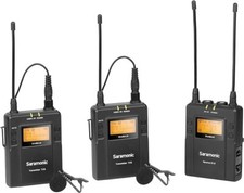 Saramonic Uwmic9 Kit 2 Tx9+tx9+rx9 Uhf Wireless Mic Lav Sys 2 Bodypack Tx & 1 Rx