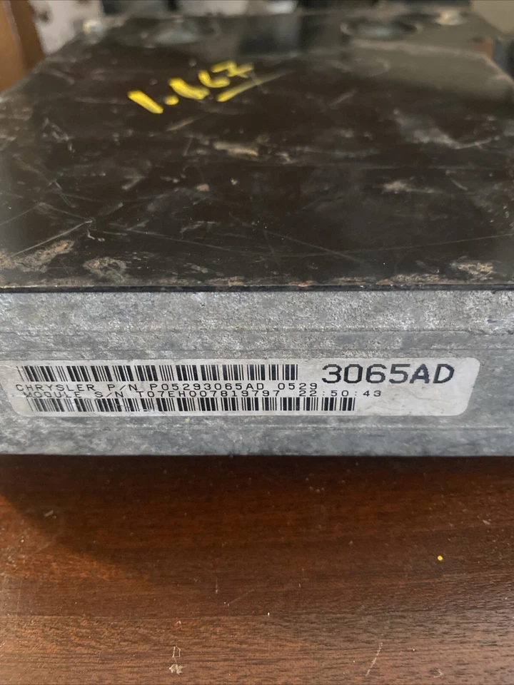 Engine ECM Control Module AT Fits 1999 99 DODGE NEON 05293065AD P05293065AD - Image 2 of 3