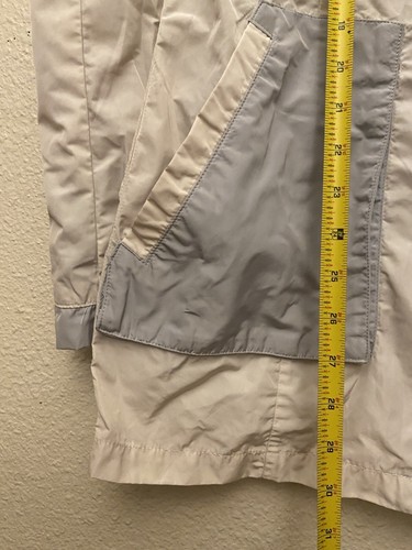 Rainforest Women's Packable Travel Coat Easy Wrinkle Recovery Beige Gray M EUC - Picture 14 of 14