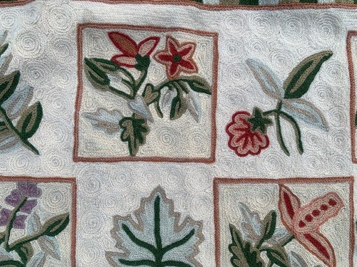 Vintage French Style Aubusson Needle point Stunning Area Rug 3x5 ft Free Ship - Picture 8 of 12