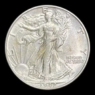1942 Liberty Walking Silver Half Dollar Choice BU++