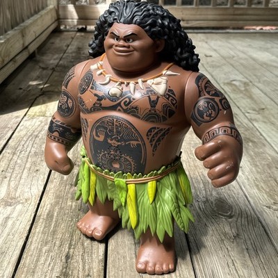 Disney Moana Mega Maui Talking Singing Doll 16'' Action Figure Toy Without Hook