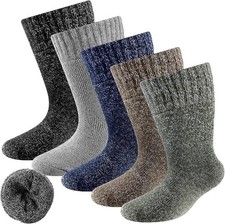 10 Pairs XXL Thermal Warm Winter Socks for Men Size 15-18 Wool Extra Large