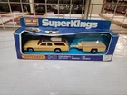 Vintage 1978 Lesney Matchbox Superkings K-68 Dodge Monaco And Trailer