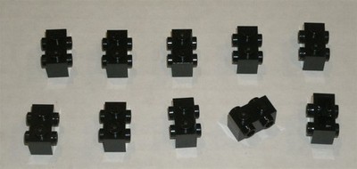 LEGO NEW 1x2 Black Brick Studs on Both Sides (10x) 4253815 Brick 52107