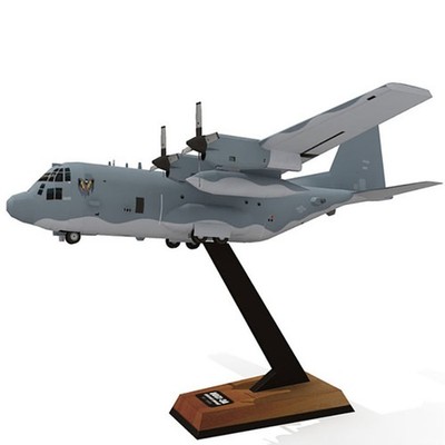 1:100 Lockheed AC-130U Ghost Aerial Gunship Flugzeug Papiermodell ungebaut
