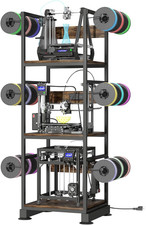 3D Printer Stand with Filament Storage,3D Printer Rack with Power Outlet,Heavy-D