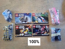 Microfighters Lego lotto 75126 75160 75162 75194 completi no scatola Star Wars