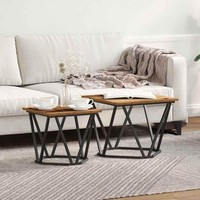 Couchtisch Recyceltes Holz Metall, Holz Mittel Stylisch