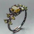 New Arrived Natural Tourmaline Ring 925 Sterling Silver Size 6 /R464816