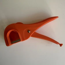 Amco Houseworks Orange Hand Held Kitchen Chopper Tool Vintage