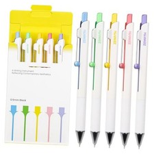 Gel Pens,5Pcs Fine Point Smooth Writing Pens,0.5mm Black Ink for Classical