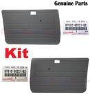 <!--F#f_0-->Genuine LandCruiser 79 Series VDJ Single Cab Front Door Trim Card Grey Set<!--F/-->