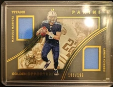 Marcus Mariota And Derrek Henry Patch Card / 199