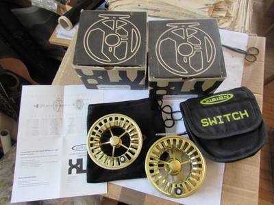 excellent vision switch XLV89 8/8# gold disc drag fly fishing reel spool etc