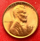1948-S Lincoln Wheat Cent Penny GEM RED BU From an Original Bank Roll