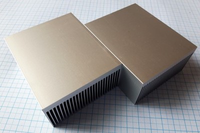 2 x Alu Kühlkörper 83,2  x 68,7 x 36,5mm Heatsink  CPU Power LED Peltier Kühler