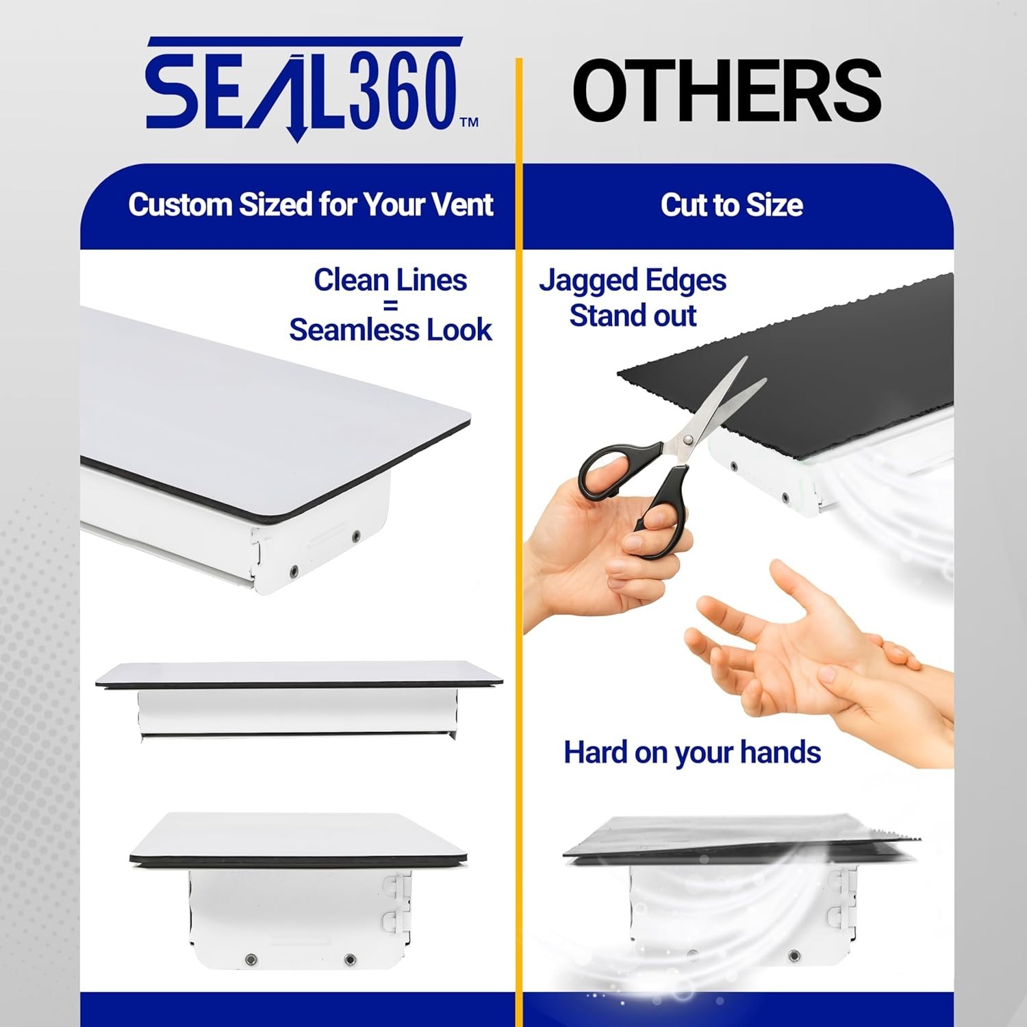 как выглядит Magnetic Vent Covers 2-Pack, Complete Seal for Air Registers фото