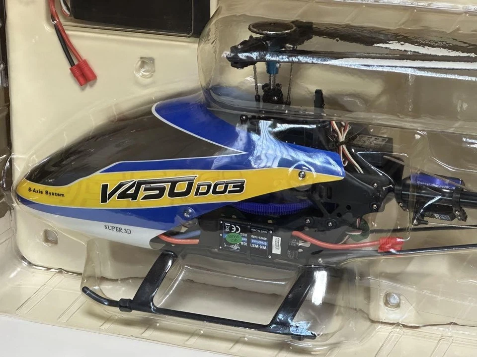 Walkera V450d03 Rc Helicopter Flybarless 6ch 2.4ghz Metal Outdoor Flight Hobby - Image 2 of 4