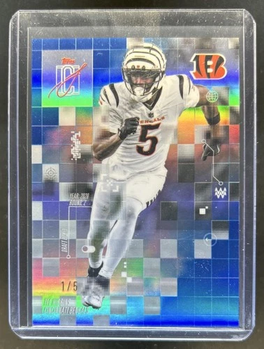 2025 Topps Signature Tee Higgins Blue (RAW)