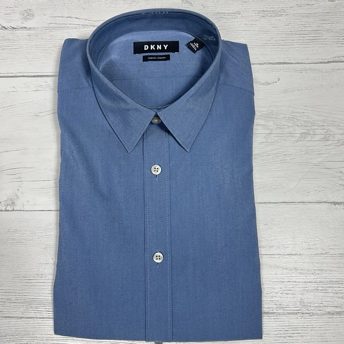 DKNY Slim Dress Shirts for Men for sale | eBay