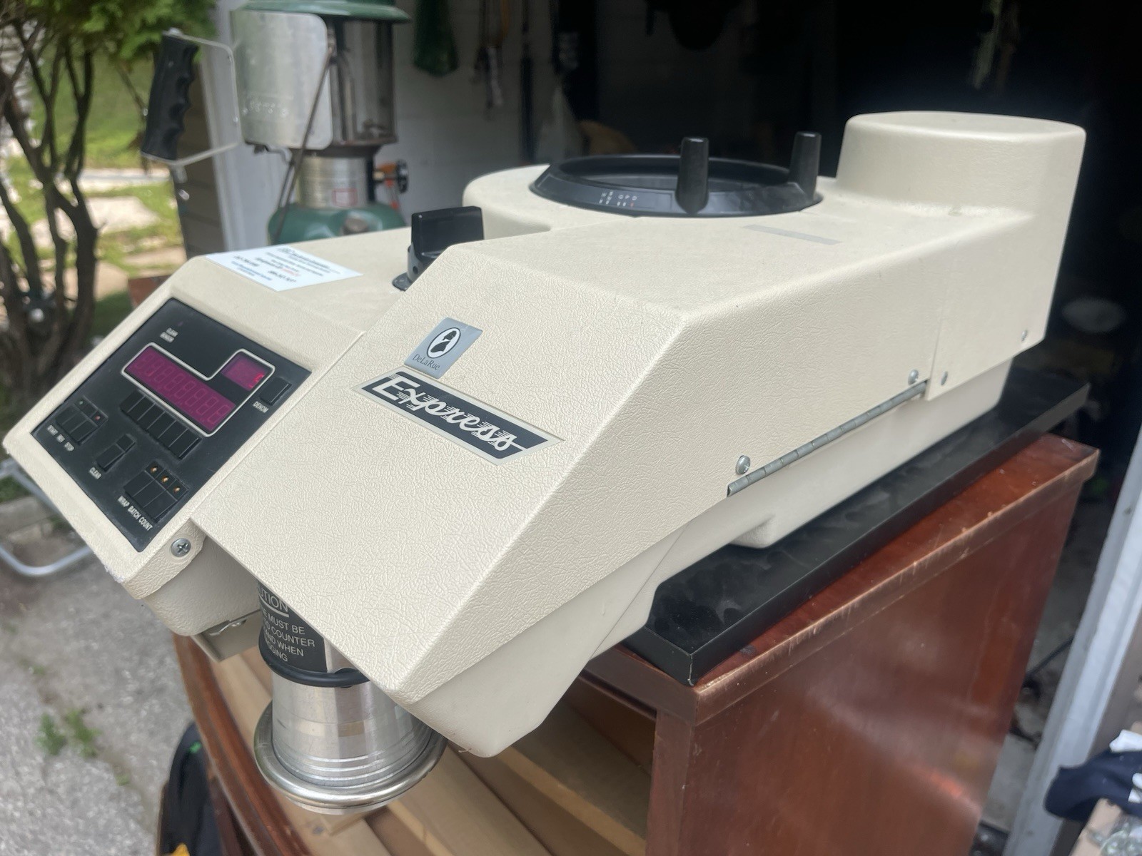 Working DeLaRue Brandt Express 7500 Tabletop Coin Counter