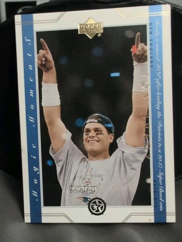 2002-03 Upper Deck UD Superstars - Magic Moments Tom Brady #MM13
