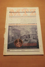 MTZ Motor-Technische Zeitschrift 1943 Leichtbau Imbert Gaserzeuger Doxford-Motor