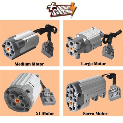 For Lego Technic Parts Power Functions 8883 88004 M Large Servo Electric Motor