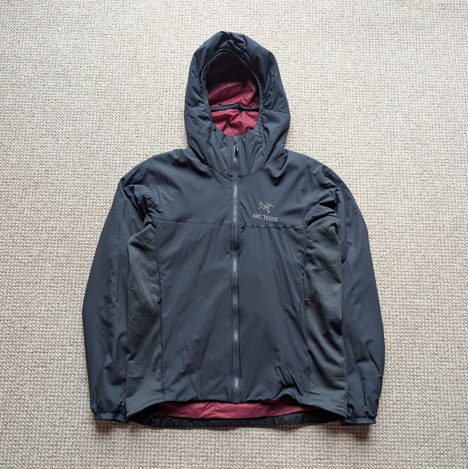 Arc'teryx Atom LT Felpa con Cappuccio Blu Navy Uomo Small #ARC421