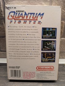 Kabuki Quantum Fighter NINTENDO NES Complete Scatala And Original Instructions.