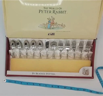 Die Welt von Peter Rabbit von Beatrix Potter Kinderbesteck Set verpackt