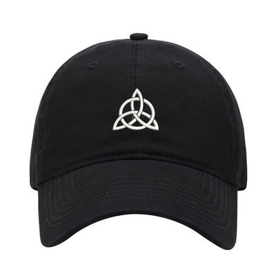 Baseball Cap Embroidered Hat for Trinity Knot Men's Cotton Baseball Caps 