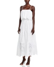 Koko + Mason Tie Back Maxi Dress White Size M