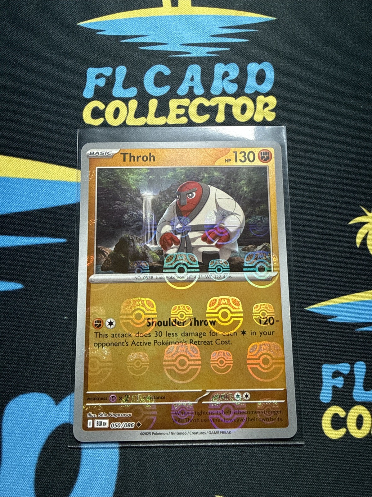 Throh (Master Ball) 050/086 SV: Black Bolt - Pokemon Card - NM