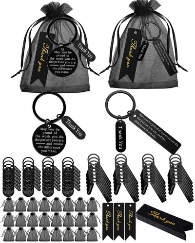 150 Pcs Employee Thank You Gifts Bulk Appreciation Gift Keychain for Coworker... - Picture 1 of 6