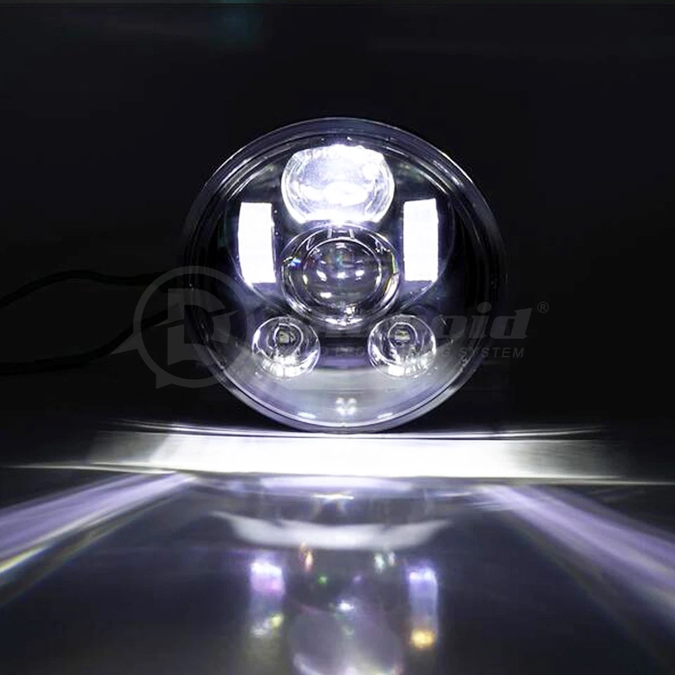 Faros LED PUNTO 4 piezas haz alto/bajo de 5,75" pulgadas para Plymouth Road Runner 1968-1974 Foto 4 de 4