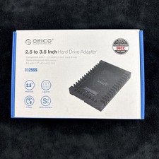 Orico 2.5" SSD to 3.5'' SATA Hard Drive Adapter 7-15mm Hard Drive OPEN BOX M5