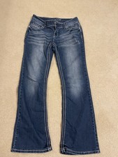 maurices Women  s Bootcut Medium Wash Blue Denim Jeans Stretch 5-Pocket