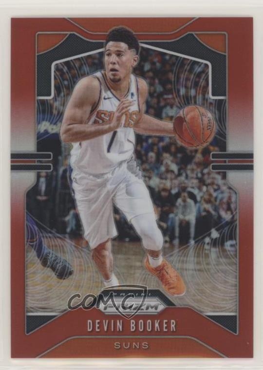 2019-20 Panini Prizm Red Prizm 42/299 Devin Booker #67 4pn
