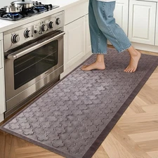Kitchen Mat Cushioned Anti Fatigue Comfort Floor Mat Oversized 20"x60" Waterp...