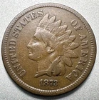 1873  OPEN 3  INDIAN CENT  FINE  #2194