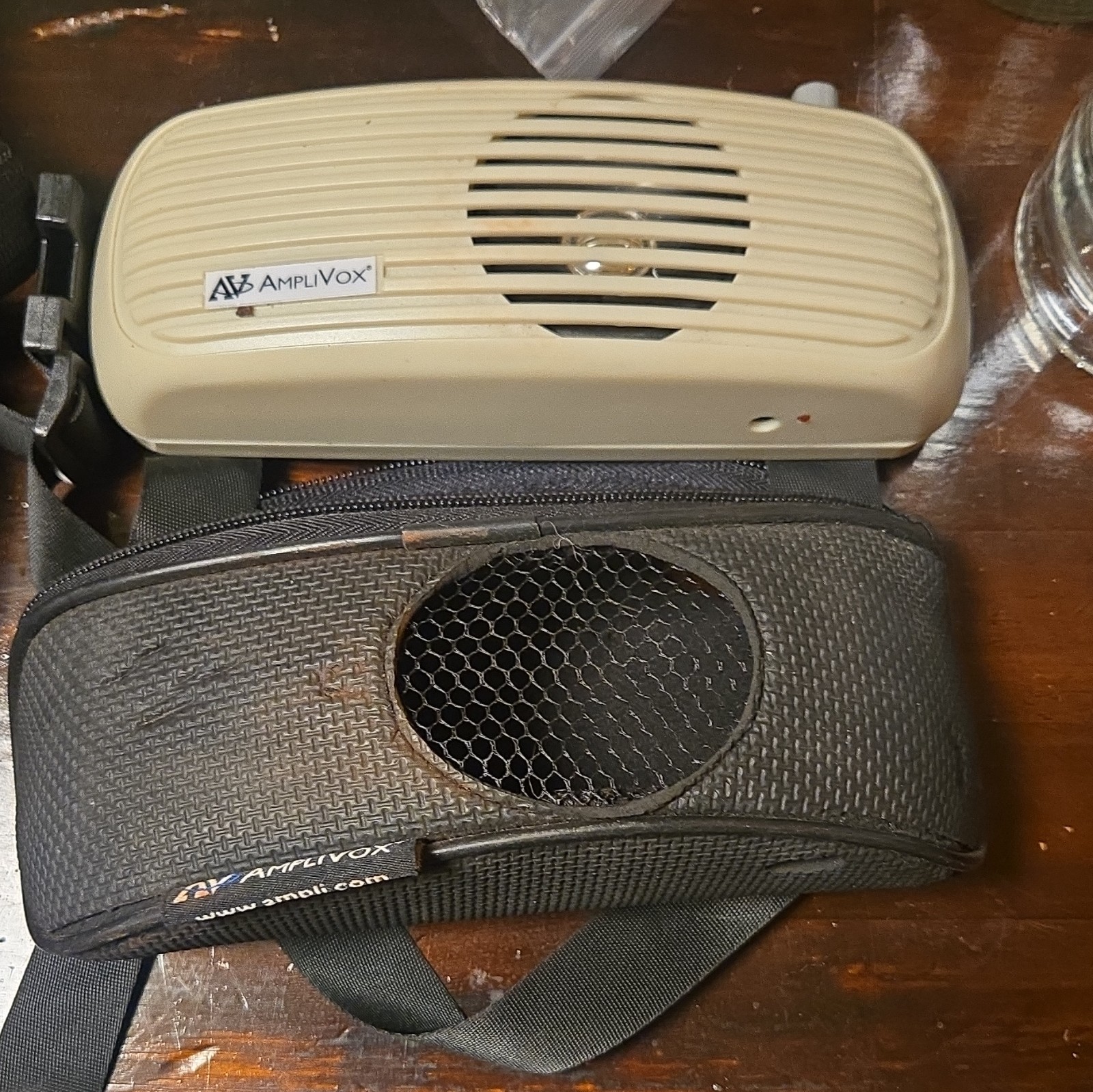 AmpliVox Half-Mile Hailer S1695 Portable Speaker w/ Wired Mic & Carry Case