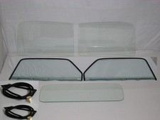 1947-1950 Chevy Gmc Pickup Glass 2pc Windshield Door Assembly Rear Gaskets Clear 1947-1950 Chevy Gmc Pickup Glass 2pc Windshield Door Assembly Rear Gaskets Clear